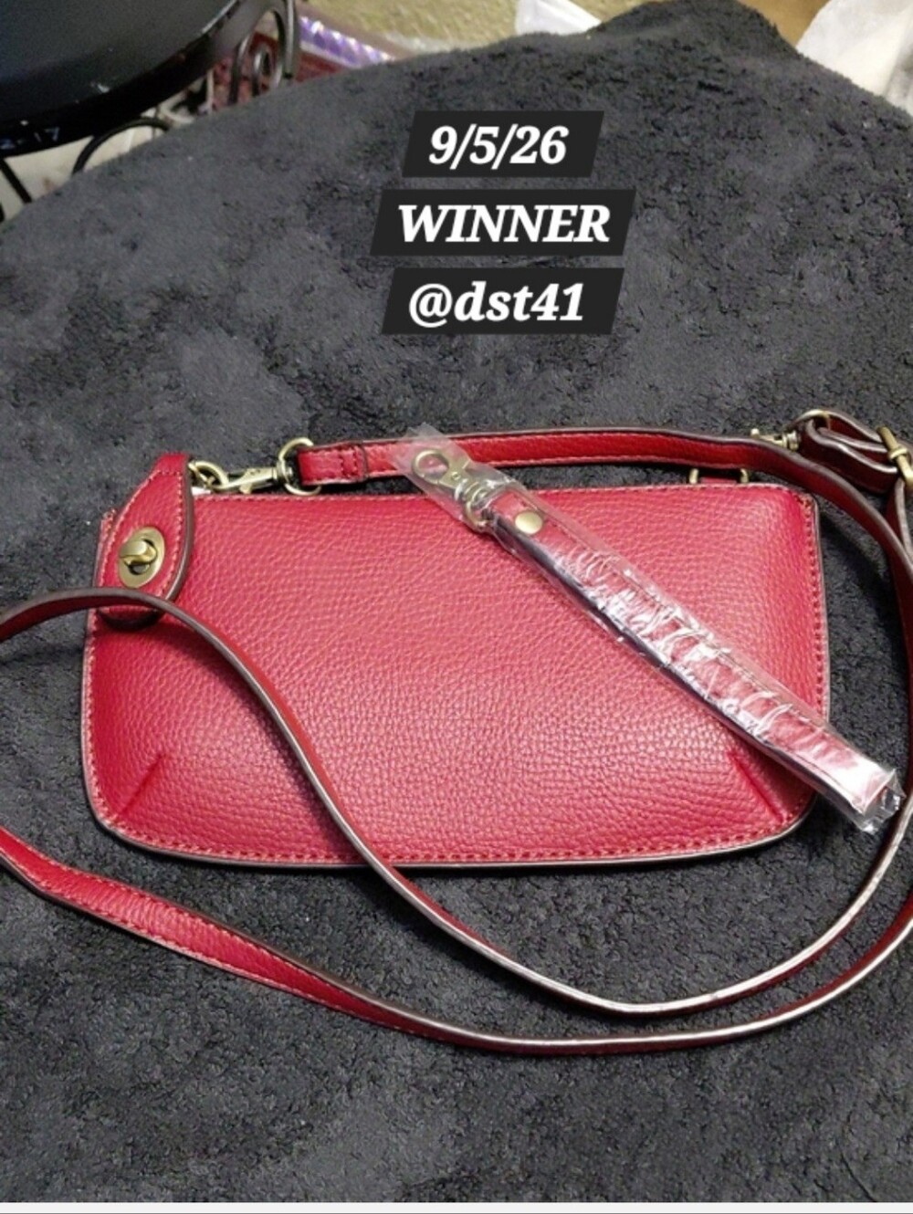 ENTER TO WIN: NWT - London Fog Faux Pebble Leather Crossbody - Picture 4 of 13
